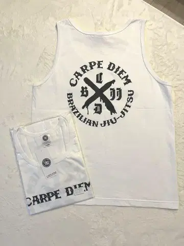 CARPE DIEM 탱크탑 사이즈 XL 화이트 2세트 격투기 헬스장
