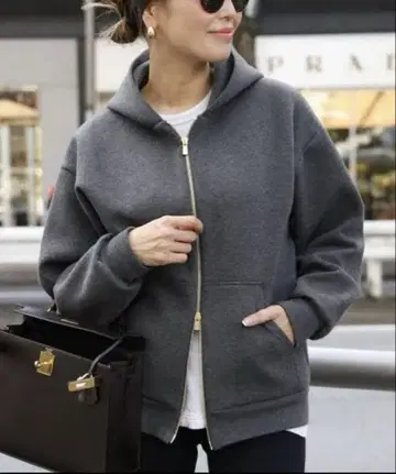 Deuxieme Classe 오버사이즈 지퍼 후디