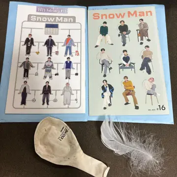 Snow Man 회보 2023년 돔 낙하물 세트