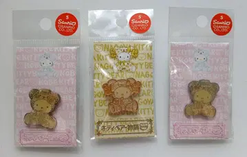 헬로키티 키티 베어 이야기 핀 배지 3개 세트