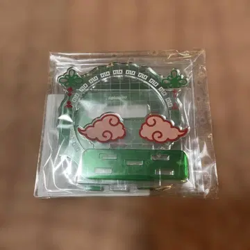 후쿠야 캐릭터 복권 판판소 차이나 캔뱃지 스탠드 녹색 그린