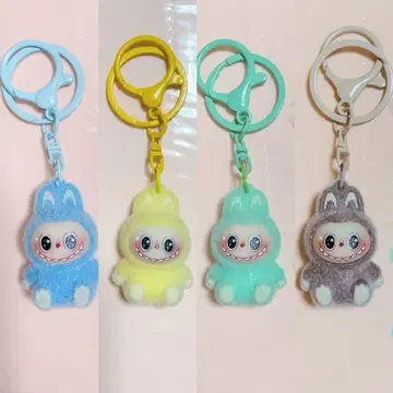 러브브 LABUBU 봉제 인형 키링 4개 세트