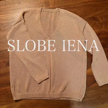 SLOBE IENA 5G 페이퍼얀 V넥 니트