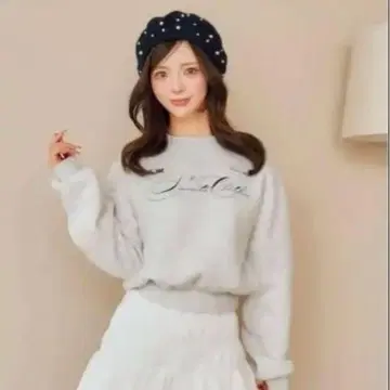 다리치 그래픽 맨투맨 상의 그레이
