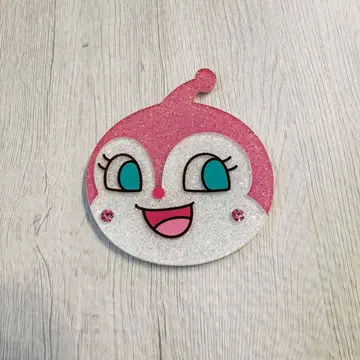 호빵맨 뮤지엄 한정판 페이스 거울 짤랑이