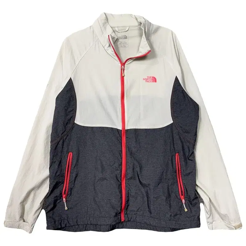 The North Face Logo Two-tone Functional Hood Windbreaker 95 (XL)