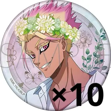 블루 록 FlowerCrown 빅 홀로그램 캔뱃지 시도 류세이