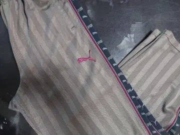 [ PUMA ] 사이드 라인 로고 트랙 팬츠 저지 ( M size )