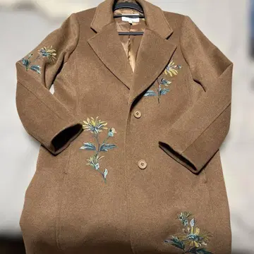 MOUSSY 꽃무늬 자수 롱 코트 1