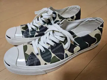 미사용 레어 Converse 잭 퍼셀 카모 패턴 28cm