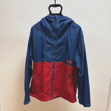 THE NORTH FACE 컴팩트 자켓 네이비/레드