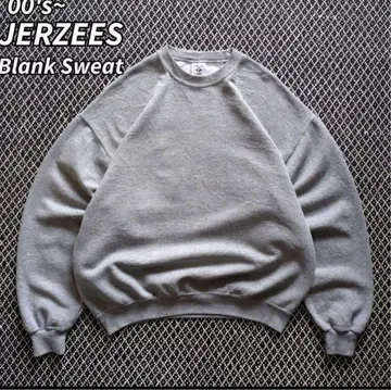 JERZEES 그레이 맨투맨 00s