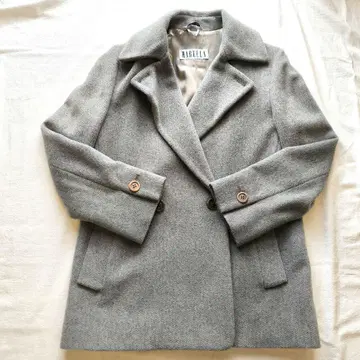 MARELLA 마레라 P 코트 울 코트 캐시미어 혼방 그레이 38