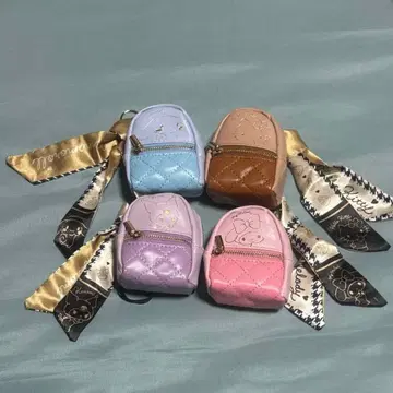 산리오 스카프 부착 참 백팩 4종 세트