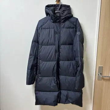 데상트 롱 코트 벤치 코트 XL 네이비