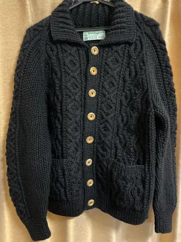 INVERALLAN 인버아란 아란 핸드 니트 가디건