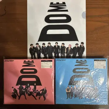 Snow Man DOME 핑크 파랑 2색 세트