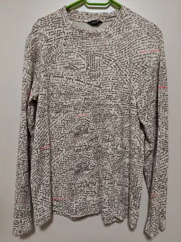 익명 배송 새상품급 폴스미스 컬렉션 영문 디자인 롱 T 사이즈 L