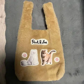 Paul & Joe 퍼 토트백 고양이 디자인