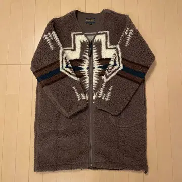 PENDLETON 보아 지퍼 코트