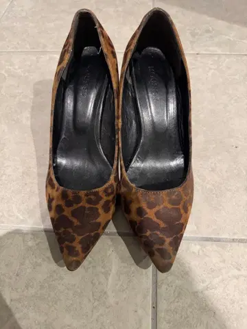 moussy 레오파드 무늬 펌프스 S 사이즈