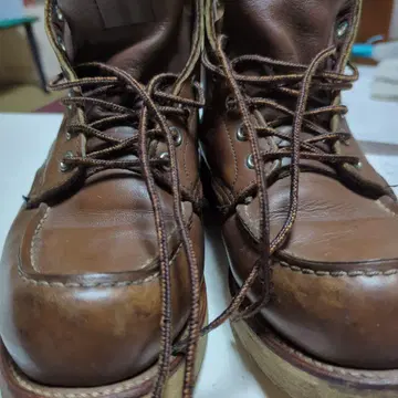REDWING 브라운 가죽 워크 부츠