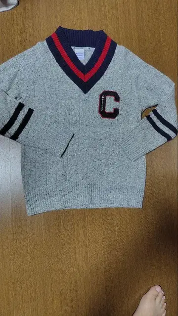 Champion V넥 니트 스웨터 M