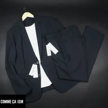 COMME CA ISM 네이비 캐주얼 수트