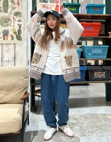 니코앤드 애니멀 코위찬 가디건 티란다 티라 새상품