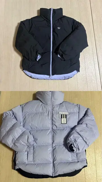 adidas 리버서블 다운 자켓 퍼플