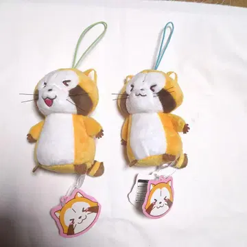 라스칼 봉제 인형 스트랩 오렌지 2개