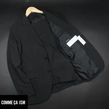 COMME CA ISM 블랙 비즈니스 정장