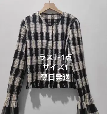 할인 CLANE SHIRRING DESIGN BLOUSE 믹스 클라네