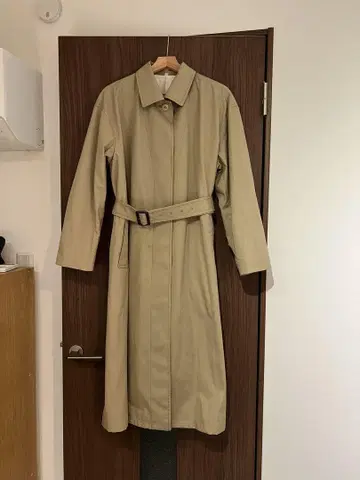 MUJI Labo 고밀도 코튼 싱글 브레스 코트 M 베이지
