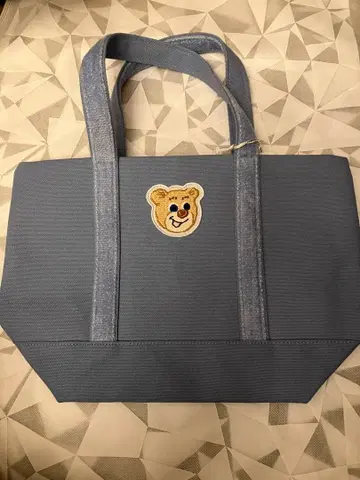 러브러리 바이 페이러 올드 테디 와펜 토트 라이트 블루