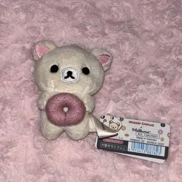 코리락쿠마 손바닥 봉제 인형 미스터 도넛 미스도 리락쿠마