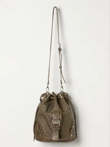 [ 미사용 새상품 ] JEANASIS 앤티크 복조리 BAG 카키 계열