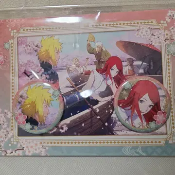 NARUTO 나미카제 미나토 캔뱃지