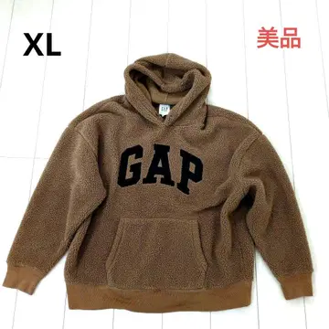 GAP 보아 후드티 안감 플리스 XL 브라운 새상품급
