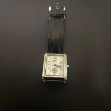 HUGO BOSS 아날로그 손목시계 실버/블랙
