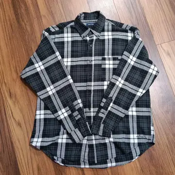 NAUTICA 체크 무늬 플란넬 셔츠 긴팔