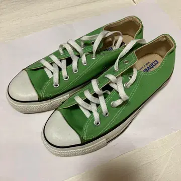 [ 미사용 ] 컨버스 올스타 로우컷 미국제 그린