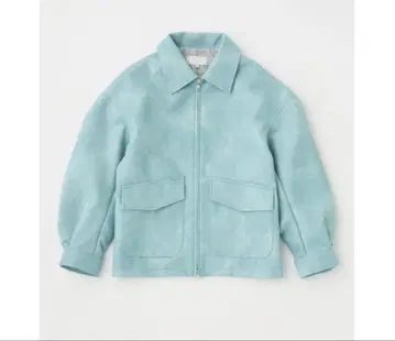 FAUX LEATHER OVER 자켓 라이트 블루