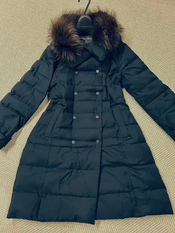 나노 유니버스 x 니시카와 A 라인 롱 다운 자켓 네이비 M(38)