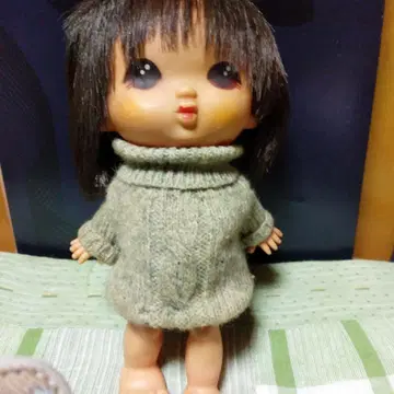 세키구치 마드모아젤 제제 터틀넥 스웨터 인형 쇼와 레트로