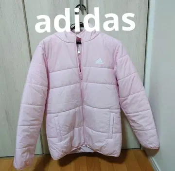 adidas 후드 부착 핑크 점퍼