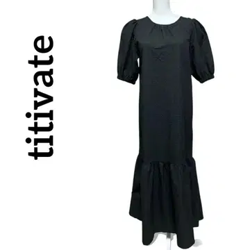 titivate 티티베이트 부클레 자카드 머메이드 원피스
