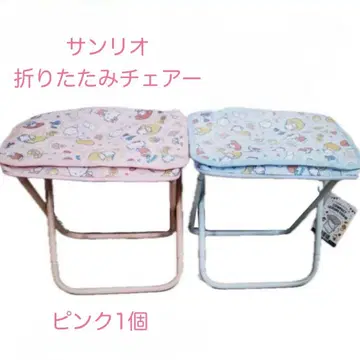 산리오 접이식 체어 핑크 1개