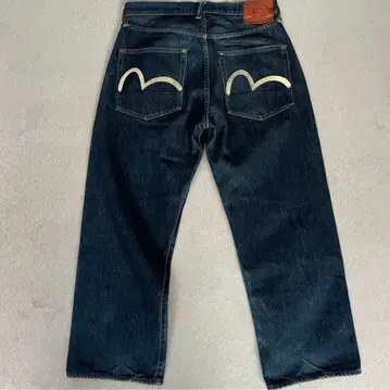 EVISU 2001 No.2 초기 택 호랑이 귀 셀비지 청바지