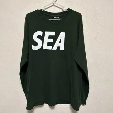 WIND AND SEA SEA 프린트 긴팔 티셔츠
